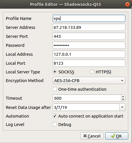 Shadowsocks-qt5